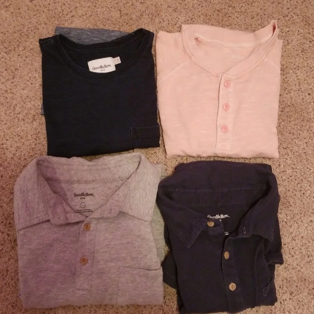 Goodfellow & Co. Men's Shirt Bundle of 4